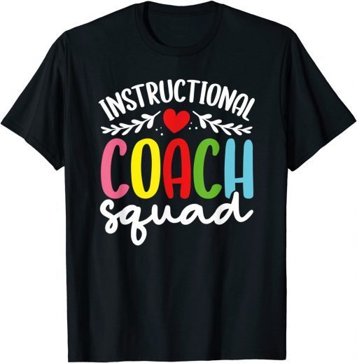 Classic Instructional Coach Squad School Teacher Administration T-Shirt