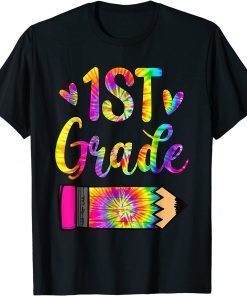 Official Back To School shirt 1St Grade Teacher Tie Dye T-Shirt