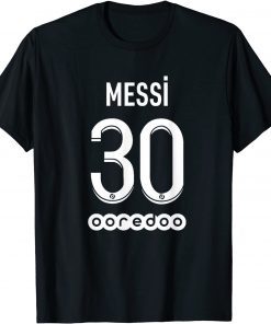 Paris Saint Germain match shirt 2021-2022 with Messi 30 T-Shirt