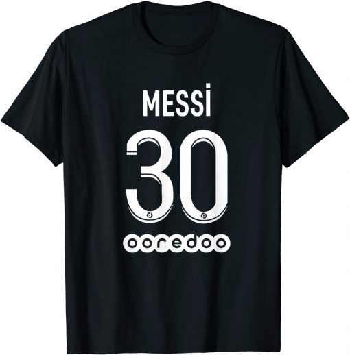 Paris Saint Germain match shirt 2021-2022 with Messi 30 T-Shirt