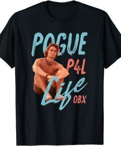 Classic Outer Banks John Sitting Pogue For Life P4L Tee Shirt