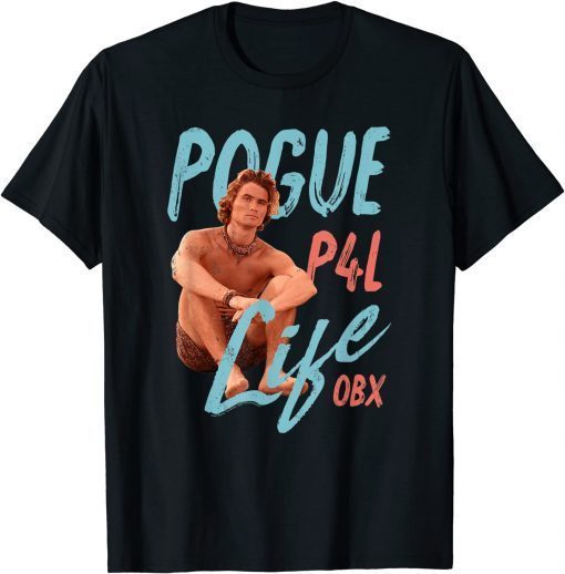 Classic Outer Banks John Sitting Pogue For Life P4L Tee Shirt