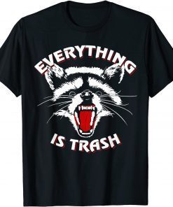 Everything Is Trash Funny Raccoon Lovers Costume Essential Shirts