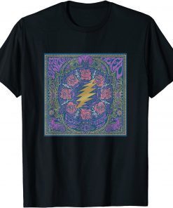 Vintage Skeleton Flowers Legend 80s Graphic Art Style Shirt T-Shirt