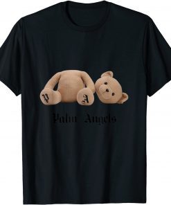 2021 Palm Angels Bear Design T-Shirt
