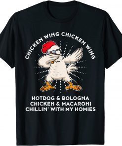 Official Chicken Wing Chicken Wing Shirt Song Lyric Hot Dog Bologna T-Shirt