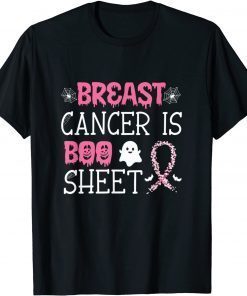 T-Shirt Breast Cancer is Boo Sheet Halloween Funny Boo Awareness Classic