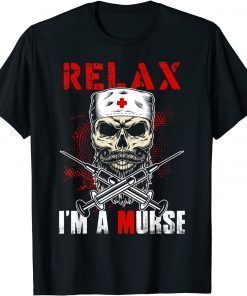 Mens Funny Male Nurse Halloween Costumes Murse Men Nurse Unisex T-Shirt