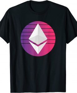 Classic Ethereum ETH Logo Crypto Modern Trader Cryptocurrency T-Shirt