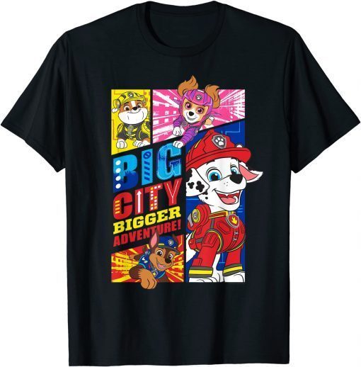 Paw Patrol the Movie Big City Adventure Funny T-Shirt