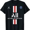 the football lover paris 10 saint art - FRONT and BACK PRINT T-Shirt