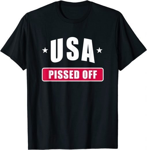 Funny I Identify As A Pissed Off American Anti Biden Impeach 46 T-Shirt