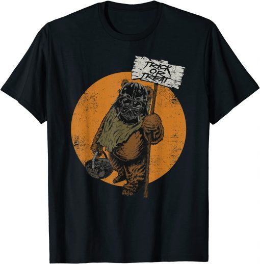 Tee Shirt Star Wars Ewok as Darth Vader Halloween