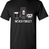 Funny Never Forget Retro Vintage Cassette Tape Graphic Novelty Mens 2021 T Shirt