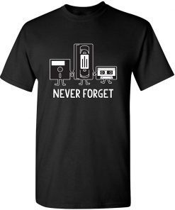 Funny Never Forget Retro Vintage Cassette Tape Graphic Novelty Mens 2021 T Shirt