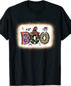 Boo Halloween Costume Spiders Ghosts Pumpkin And Witch Hat Gift T-Shirt