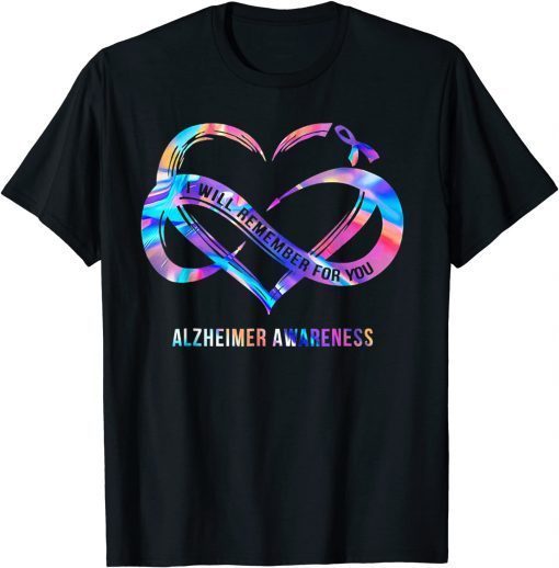 Alzheimer Awareness I Will Remember For You Official T-Shirt