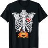 Halloween Dabbing Skeleton Witch And Monsters Zombier Boys Unisex T-Shirt