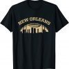 Official New Orleans Skyline - New Orleans Football T-Shirt