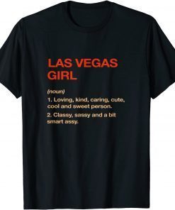 Funny Las Vegas Girl Definition Nevada Resident NV Local Gift T-Shirt