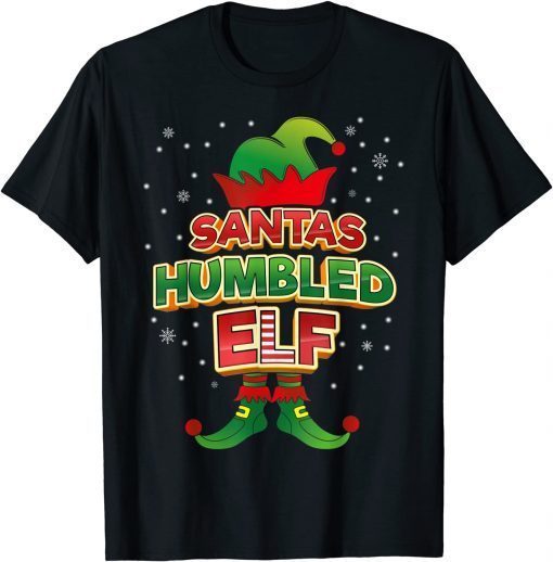 2021 Humbled Elf X-Mas Matching Pajama Party Family T-Shirt