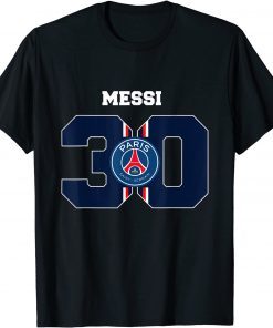 Paris Saint Germain match shirt 2021-2022 with Messi 30 T-Shirt