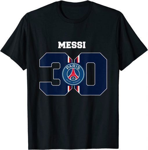 Paris Saint Germain match shirt 2021-2022 with Messi 30 T-Shirt