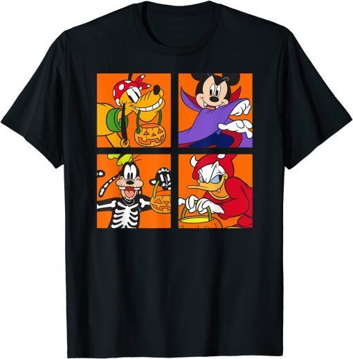 Disney Mickey Mouse and Friends Surprise Halloween Funny T-Shirt