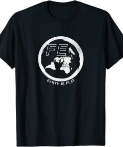 FLAT EARTH LOGO WHITE Shirts