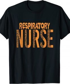 Respiratory Therapist Nurse Halloween Costume Leopard RT T-Shirt