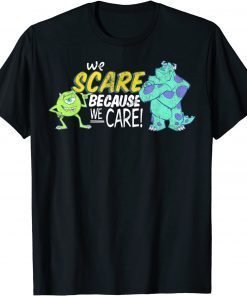 Tee Shirt Disney Monsters Inc. Scare We Care Graphic
