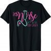 Nurse Est 2021 RN Nursing School Graduation, Graduate Gift T-Shirt