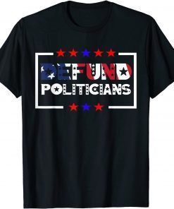 Defund Politicians Safe the US defund politicians flag Classic T-Shirt