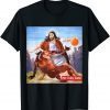 Not Today Satan Jesus Crossover Basketball Shirt T-Shirt