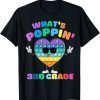 3rd Grade First Day Of School Pop It Push It Fidget Toy Kids Classic T-Shirt
