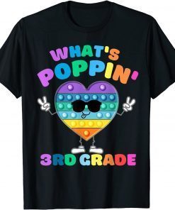 3rd Grade First Day Of School Pop It Push It Fidget Toy Kids Classic T-Shirt