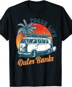 Classic Pogue Life Outer Banks Retro Vintage Sunny T-Shirt