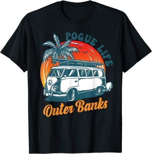 Classic Pogue Life Outer Banks Retro Vintage Sunny T-Shirt