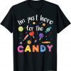 Halloween Candy Corn Costume Men Women Lollipop Kids Boys T-Shirt