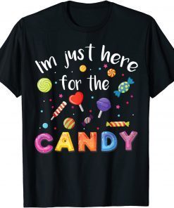 Halloween Candy Corn Costume Men Women Lollipop Kids Boys T-Shirt