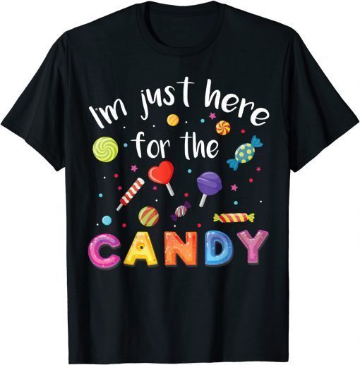 Halloween Candy Corn Costume Men Women Lollipop Kids Boys T-Shirt