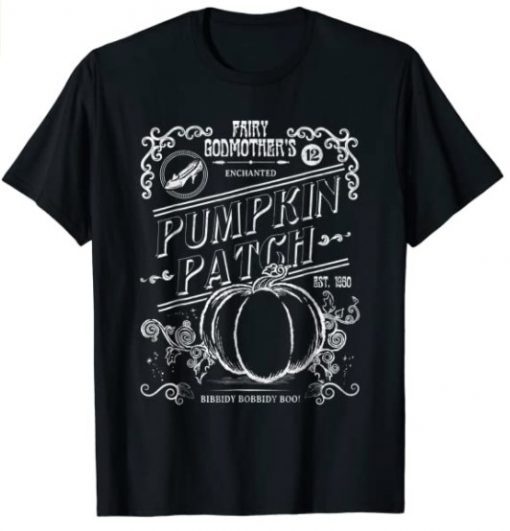 Funny Disney Cinderella Halloween Pumpkin Patch Graphic T-Shirt