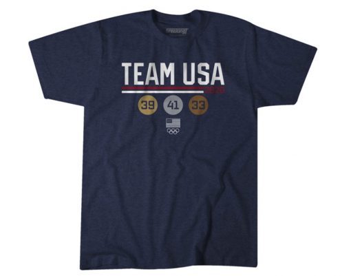 Official TEAM USA MEDAL COUNT T-Shirt