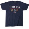 TEAM USA SWIMMING MEDAL COUNT Shirt T-Shirt