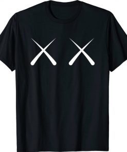 Aesthetic KAWS X Eyes Streetwear Art Fashion Hype Graphic Gift T-Shirt