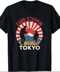 Euro Steppin' Tokyo Basketball Mt Fuji Samurai Duel Unisex T-Shirt