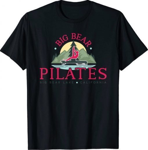 Big Bear Pilates cute, fun, mountains, nature Unisex T-Shirt