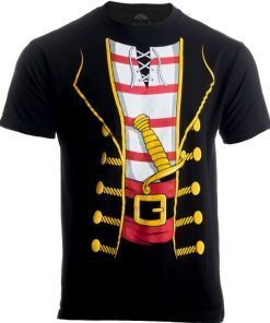 Official Pirate Costume Jumbo Print Novelty Funny Caribbean Cruise Shirt Shirts