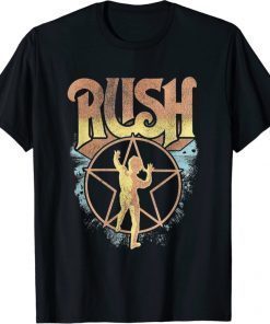 Retro Rush Tee music band for Starman Tee Shirt