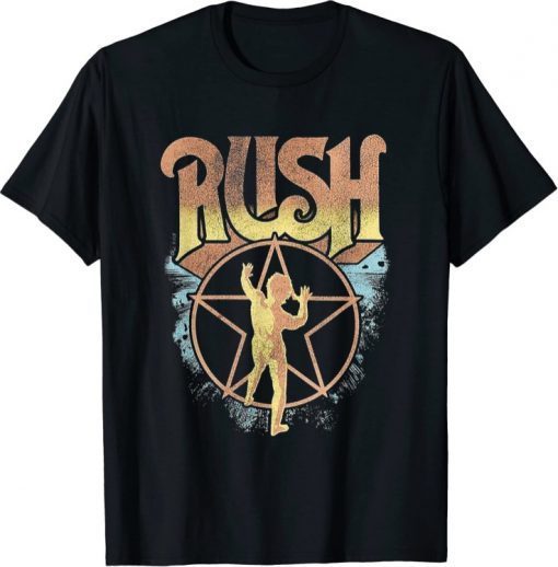 Retro Rush Tee music band for Starman Tee Shirt